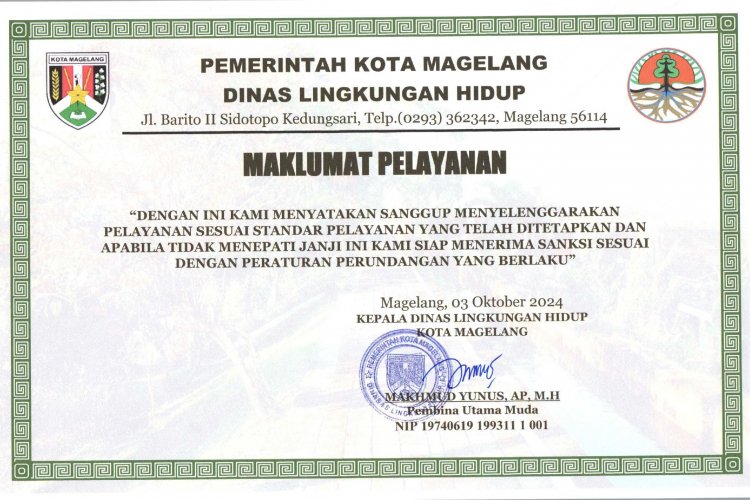 Maklumat Pelayanan 2024