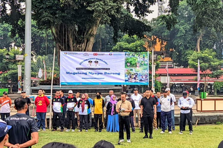 Kegiatan Nyapu Bareng DLH Kota Magelang