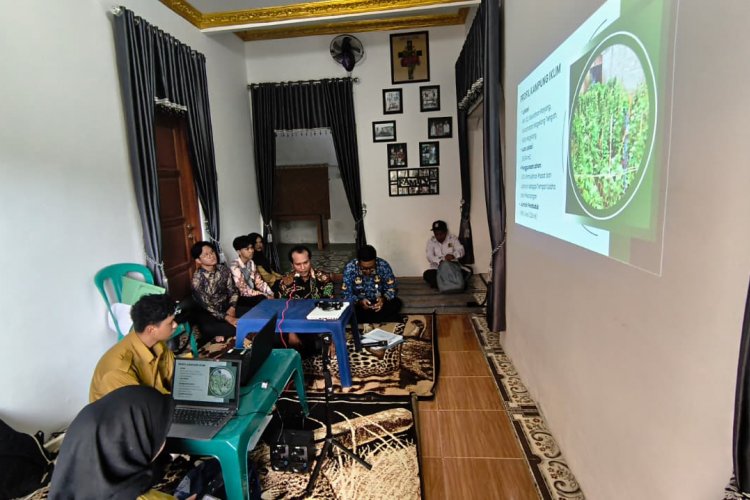 DLH Laksanakan Verifikasi Online Lapangan Program Kampung Iklim di Kota Magelang