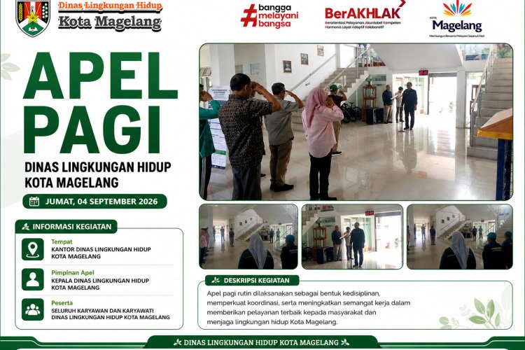 DLH Kota Magelang Melaksanakan Apel Pagi